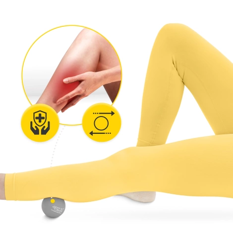 Masážní míček Lacrosse Massage Ball šedý