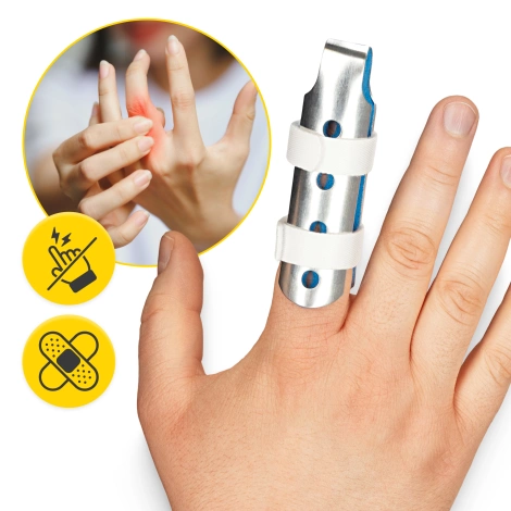 Duralová dlaha pro fixaci prstu MED L