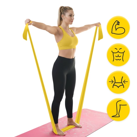 Rehabilitační páska FLAT BAND 1-2 kg 30 m