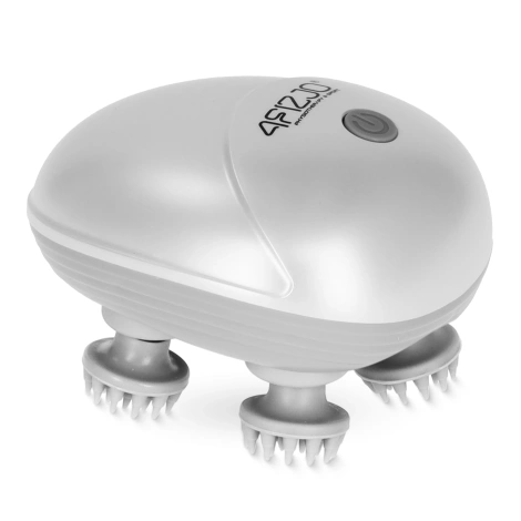 Elektrický masážní přístroj na pokožku hlavy bílý