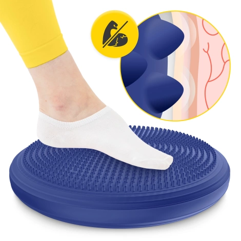 Balanční podložka MED+ 33 cm tmavě modrá