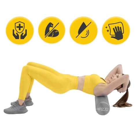 Masážní válec s výstupky CARE+ 60 cm šedý