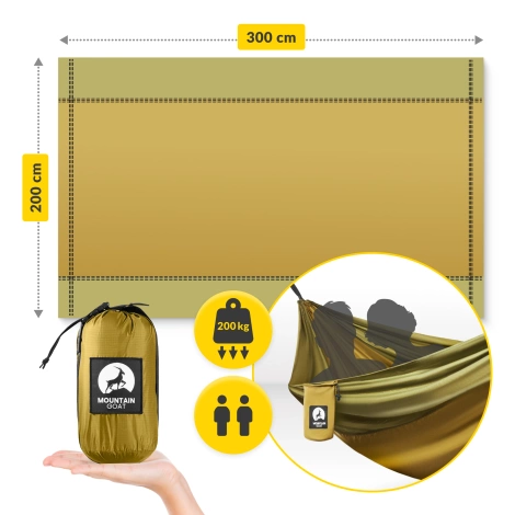 Turistická houpací síť pro dva