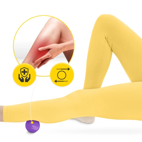 Masážní míček Lacrosse Massage Ball fialový