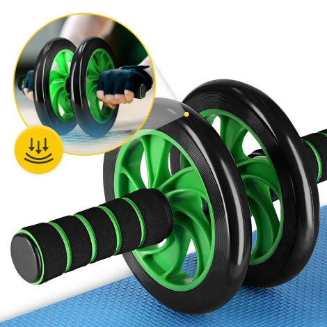 Posilovací kolečko AB WHEEL zelené