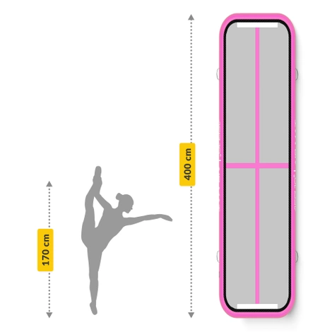 Akrobatická dráha AIR MAT 4 x 1 x 0,15 m