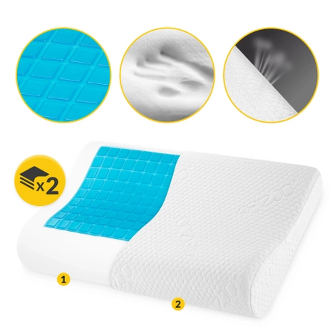 Chladící ortopedický polštář ERGO+