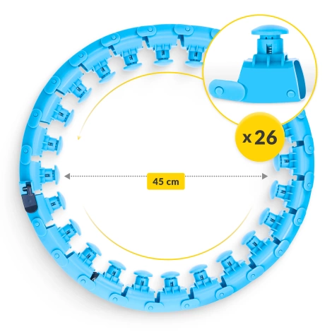 Masážní hula hoop se závažím