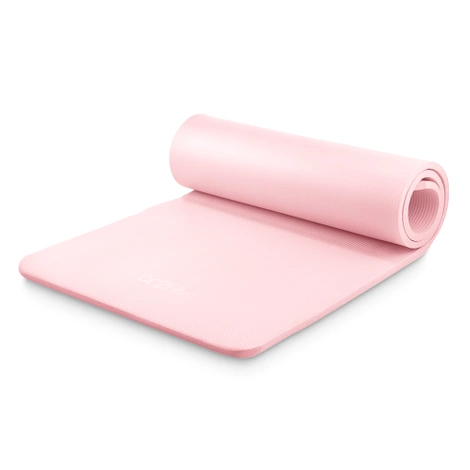 Podložka na cvičení YOGA MAT NBR 180 × 60 × 1,5 cm růžová