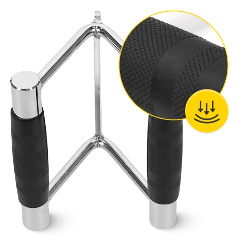 Pogumovaný veslovací obouručný úchop