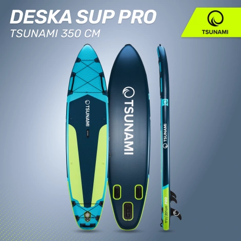 Nafukovací paddleboard SUP PRO TSUNAMI 350 cm T14 modrý