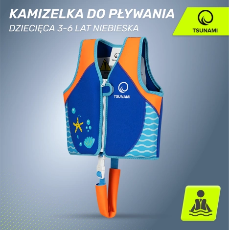 Plovací vesta pro děti 3–6 let TSUNAMI