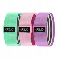 Sada 3 textilních odporových gum HIP BAND