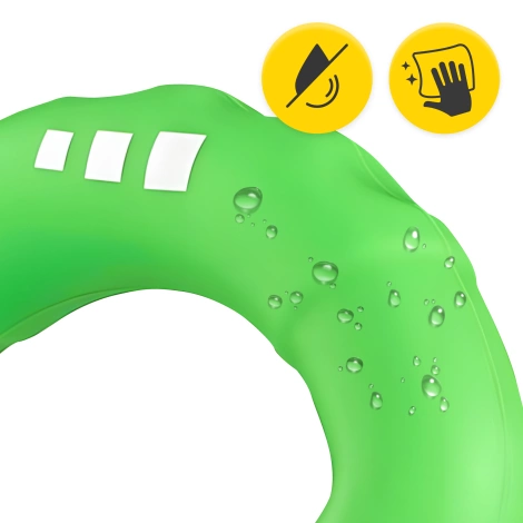 Silikonový posilovač zápěstí zelený