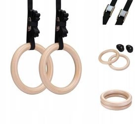 Dřevěné gymnastické kruhy