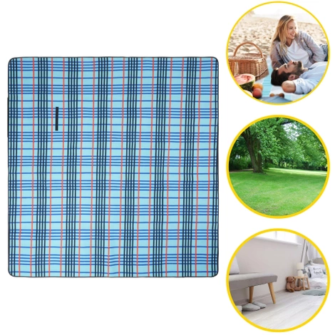 Voděodolná pikniková deka 200x200 cm