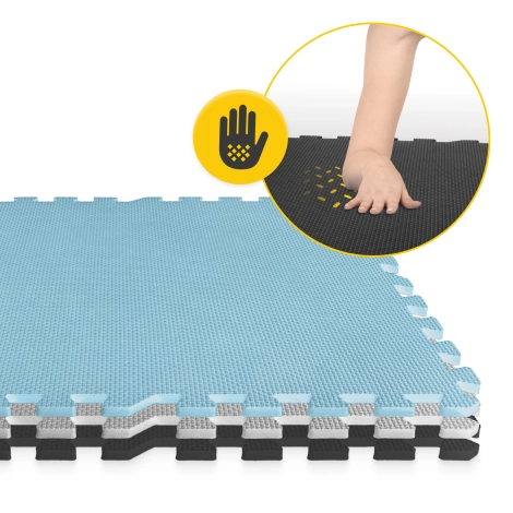 Sada 9 podložek na cvičení puzzle - "Blankytné nebe"