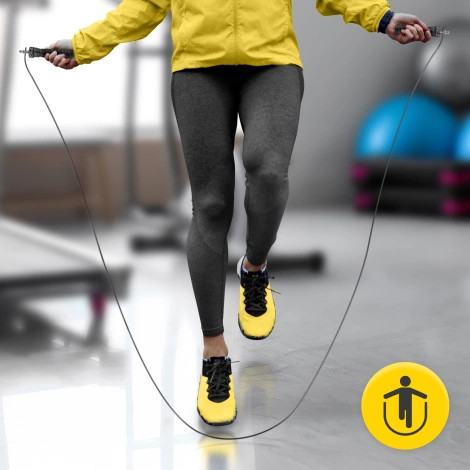 Boxerské švihadlo se zátěží 3 m černé