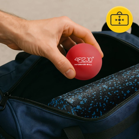 Masážní míč Lacrosse Massage Ball červený