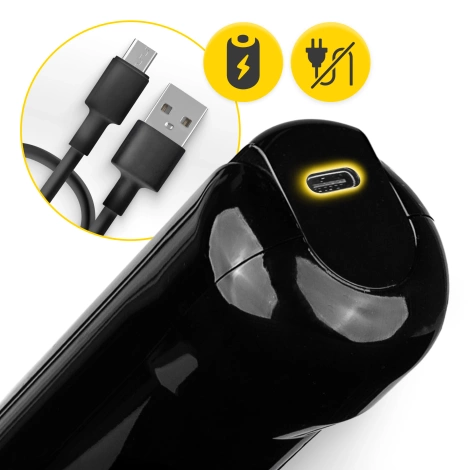 Elektrická masážní baňka proti celulitidě PRO černá