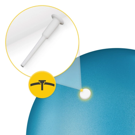 Míč na pilates 22 cm modrý