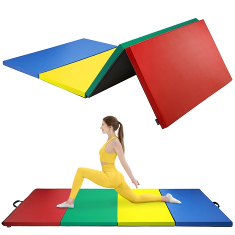 Skládací gymnastická žíněnka XL vícebarevná