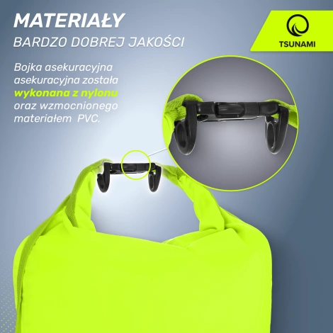 Nafukovací záchranná bójka + Suchá kapsa 2v1 TSUNAMI