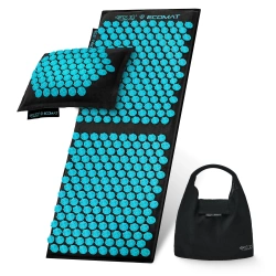 ECO akupresurní podložka s polštářem XL modrá