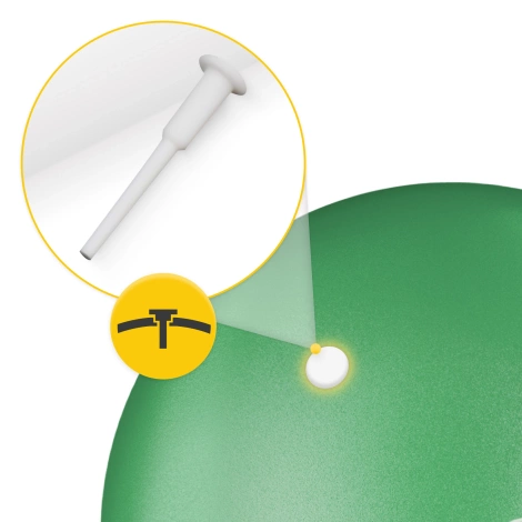 Míč na pilates 22 cm zelený