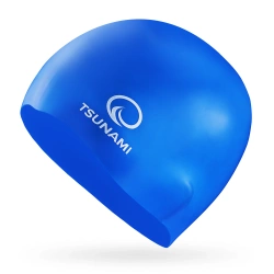 Plavecká čepice unisex TSUNAMI PRO modrá