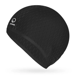 Dámská plavecká čepice TSUNAMI TEXTURE černá