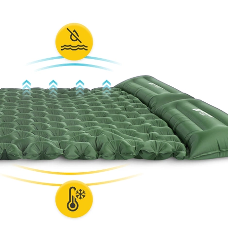 Samonafukovací matrace pro dva MOUNTAIN GOAT khaki