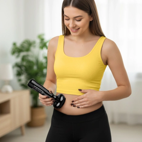 Elektrická masážní baňka proti celulitidě PRO černá