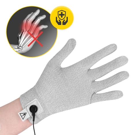 Vodivá páska pro elektrostimulaci dlaně