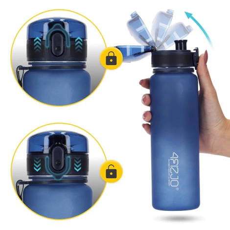 Sportovní láhev na vodu 650 ml modrá