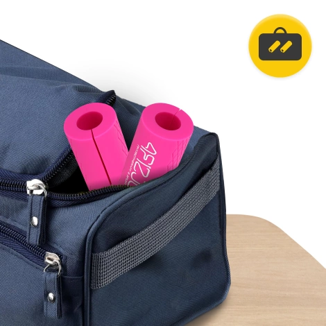 Úchyty na vzpěračskou tyč růžové