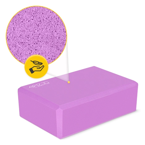 Pěnový blok na jógu růžový