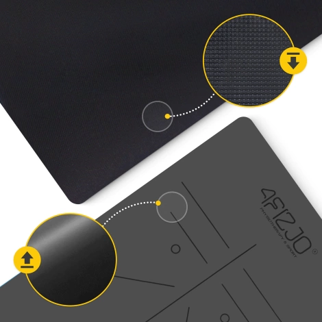 Kaučuková podložka na jógu YOGA MAT 4 mm