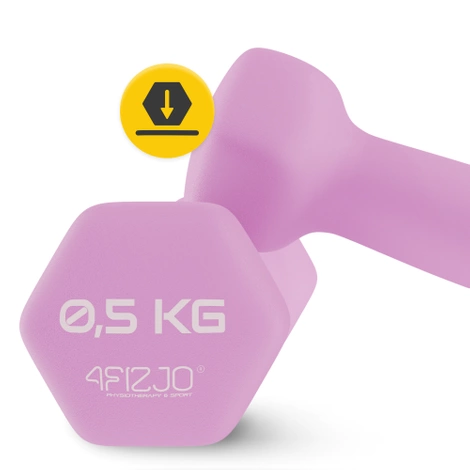 Jednoruční činky Classic 2 x 0,5 kg