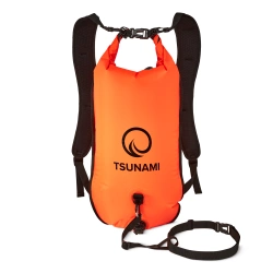 Nafukovací záchranná bójka + Batoh + Suchá kapsa 3v1 TSUNAMI