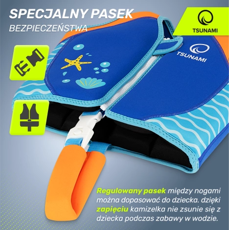 Plovací vesta pro děti 3–6 let TSUNAMI