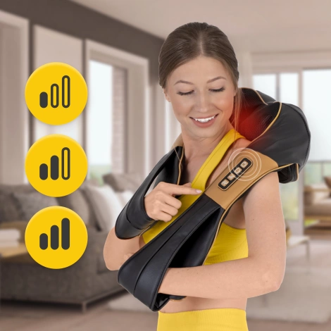 Bezdrátový masážní přístroj na krk SHIATSU ULTRA+