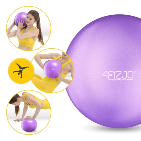 Míč na pilates 22 cm fialový