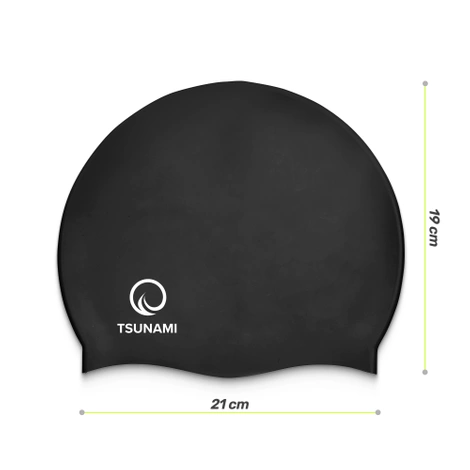 Dětská plavecká čepice TSUNAMI černá