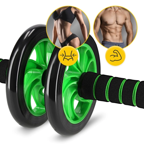 Posilovací kolečko AB WHEEL zelené