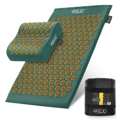 ERGO Akupresurní podložka s polštářem zelená