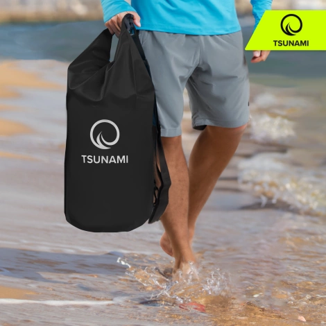 Nepromokavý vak 30 l TSUNAMI černý