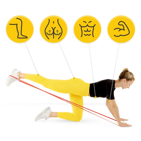 Sada odporových gum POWER BAND 5 ks.