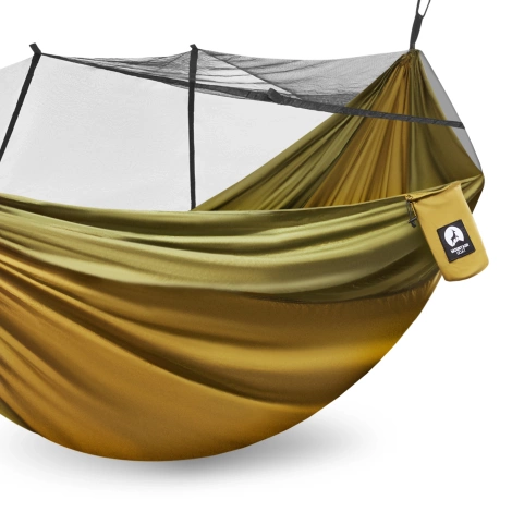 Turistická houpací síť pro dva s moskytiérou