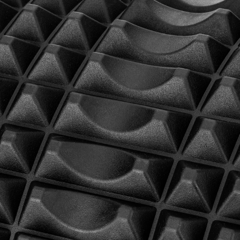 Opěrka pro masáž a protažení zad černo-šedá